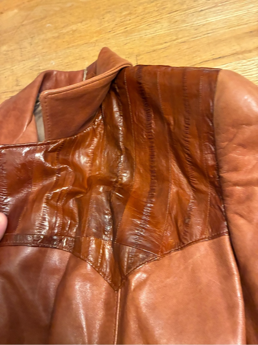 vintage STETSON womens Leather & Snakeskin western Blazer Jacket - Picture 4 of 10